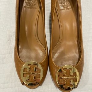 Tory Burch Peep Toe Wedge